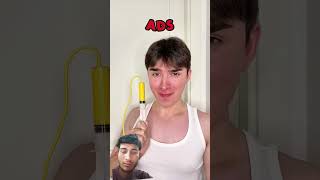 normal people vs ads service 🤯 #shorts #funny #asmr #makeup #food #tiktok #ads #normal