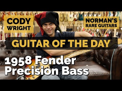 guitar-of-the-day:-1958-fender-precision-bass-|-special-guest:-cody-wright