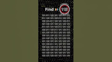 Eye Test Challenge: Can You Find the 115? #quizmeplztv #quiztime #quiz