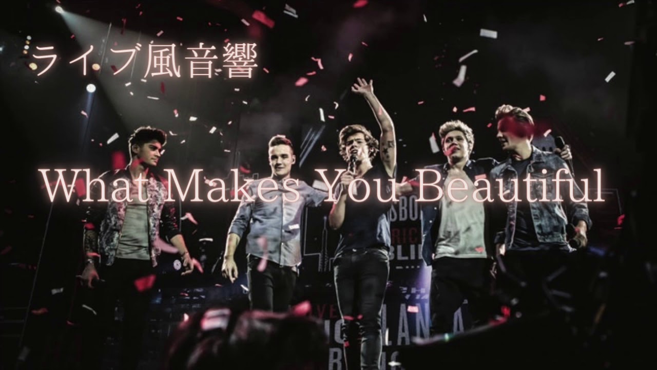【ライブ風音響】One Direction - What Makes You Beautiful of