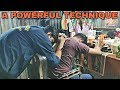 Relaxing Technique of head and body massage by Indian barber | Neck cracking | ASMR