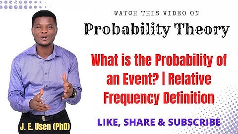 Probability Theory | Part 1 | What is the Probability of an Event? | Relative Frequency Definition.