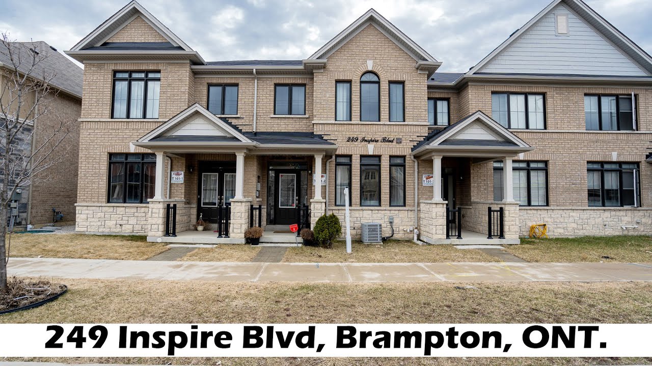 249 Inspire Blvd Brampton - Townhouse for Sale