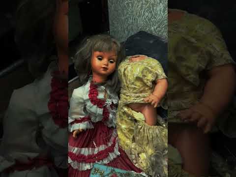 Creepy Dolls Left Behind in Old Abandoned House #shorts @TheDarkPirateStories