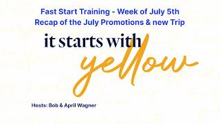 Fast Start Training   July 5th