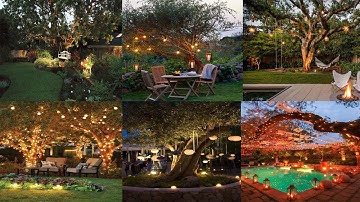Garden ideas - 20 Ý Tưởng Trang Trí Đèn Cây Sân Vườn Tuyệt Đẹp