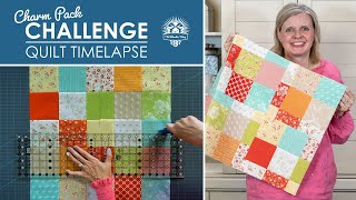 What can you make with CHARM PACKS? ⏲ Charm Pack CHALLENGE Giveaway + Quilt Timelapse