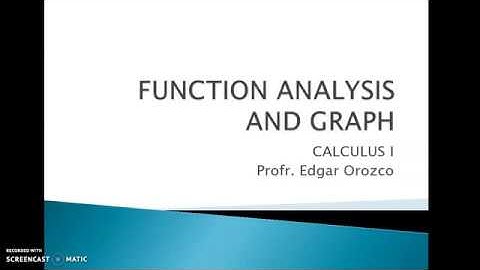 Function Analysis (Part 2)