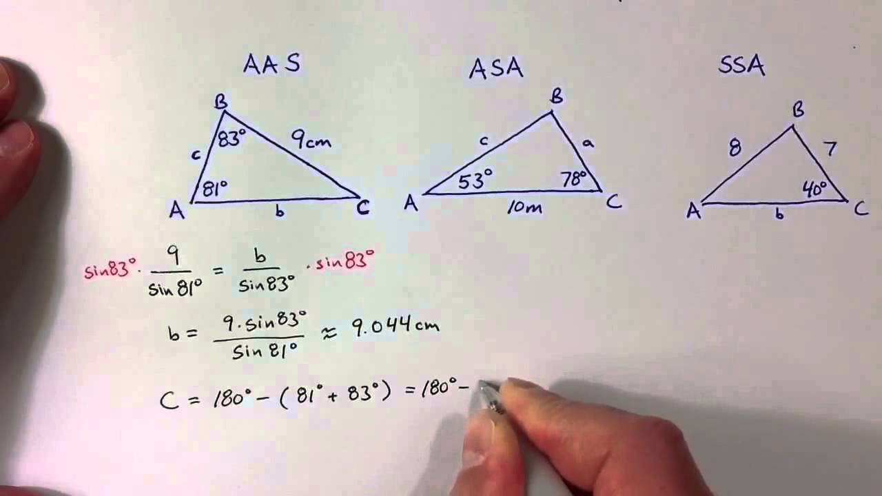 (6.1) Solving Aas And Asa Triangles