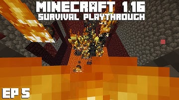 Dual Blaze Spawner EXP FARM - Minecraft 1.16 Ep5