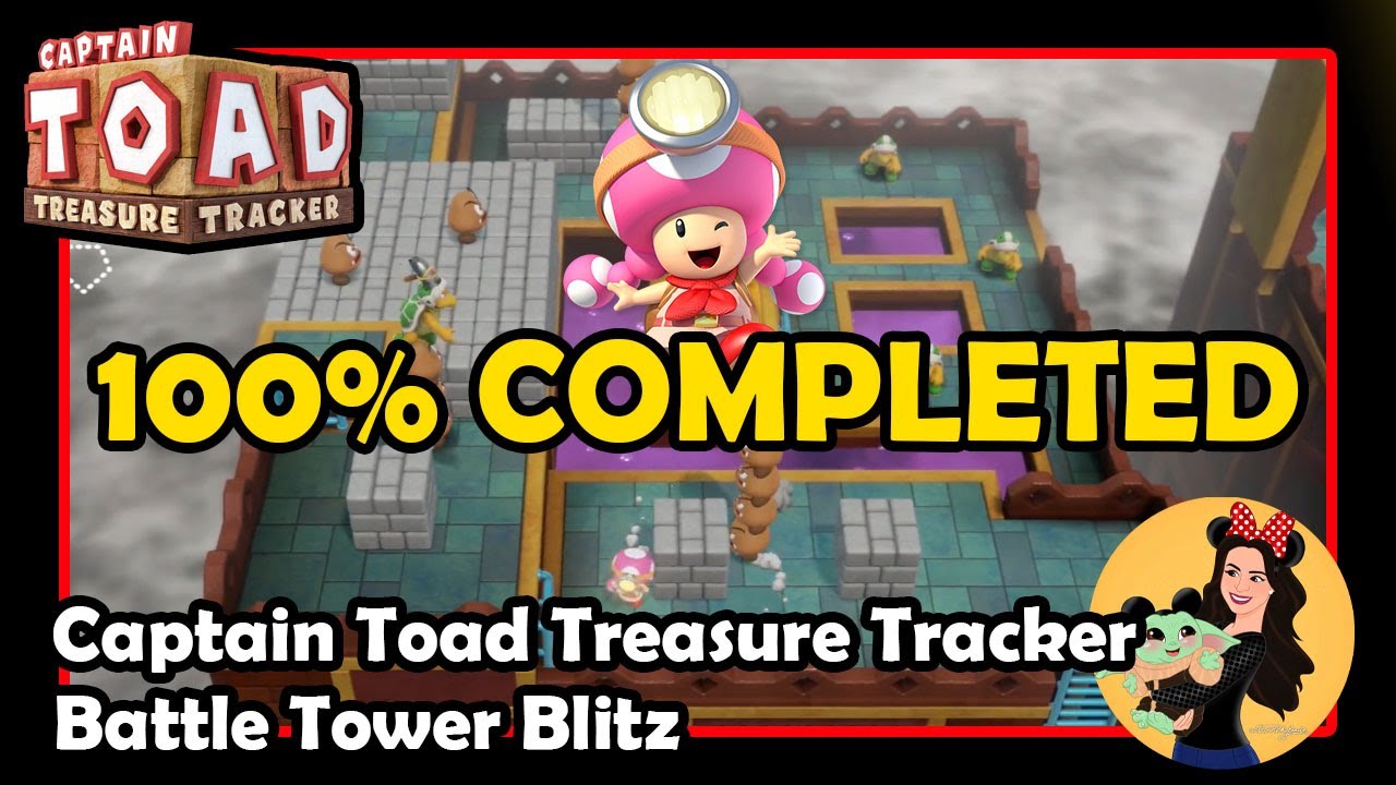 BATTLE TOWER BLITZ GEMS, STAR AND BONUS CHALLENGE (Ep 2 Stage 18) - Captain Toad Treasure Tracker