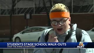 SCPA students state school walk-out