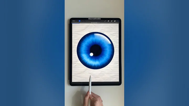 Easy eye drawing #digitalart #procreate #ipad #cute #blue #shorts #drawing #easy #painting #fun #joy