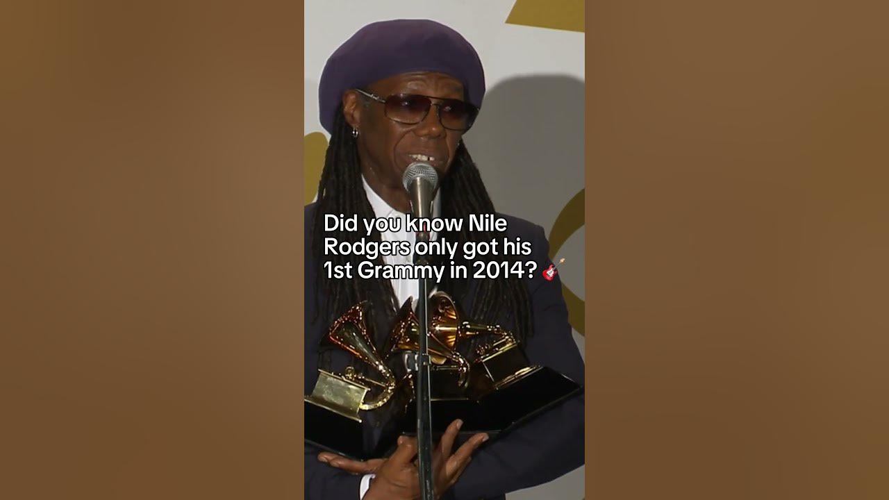 Did you know Nile Rodgers only got his 1st Grammy in 2014? 🎸