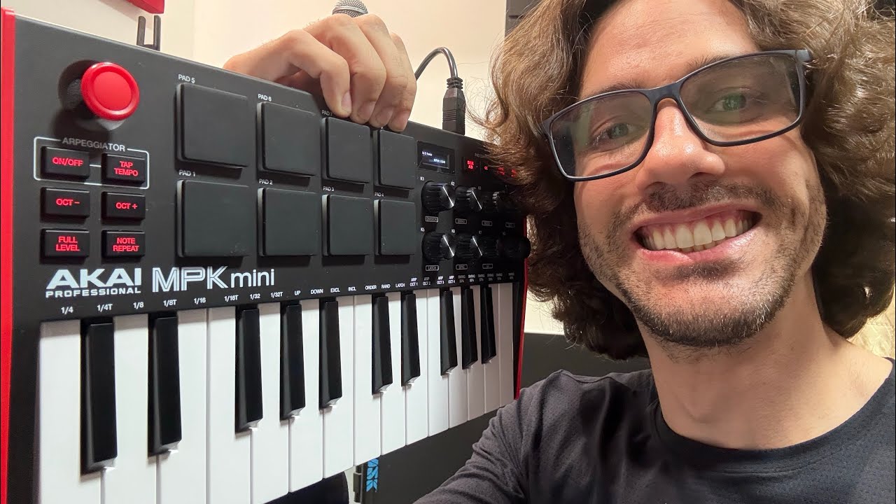 Configurando o controlador MIDI (Akai MPK Mini)
