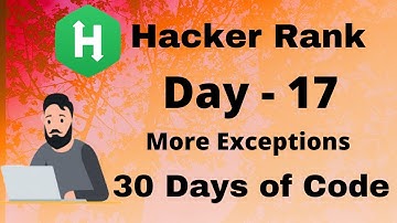 Hacker Rank 30 days of code in C++ || Day 17 : More Exceptions  || code  solution