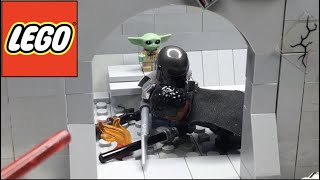 The Mandalorian V.S Moff Gideon--The Mandalorian Lego Star Wars Stop Motion Part 2