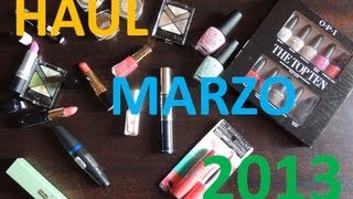 Haul: Compras Marzo 2013 (Maybelline,  Revlon, OPI, Max Factor, Dior, Loreal, Clinique)