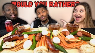 Seafood Boil With @ZaddyChunkChunk [Would You Rather Questions]