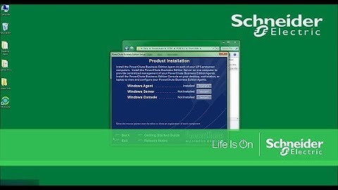 Installing PowerChute Business Edition Agent on Windows | Schneider Electric Support