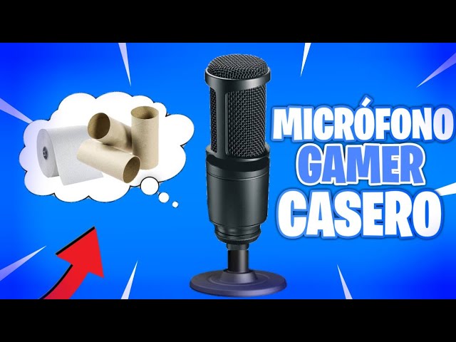 COMO HACER UN MICRÓFONO GAMER CASERO - MUY FÁCIL 🎤 