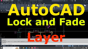 AutoCAD เมื่อล็อคเลเยอร์แล้วมองไม่ค่อยเห็น ปรับแบบนี้ครับ สอน AutoCAD โดย อาจารย์โฟม สอน AutoCAD