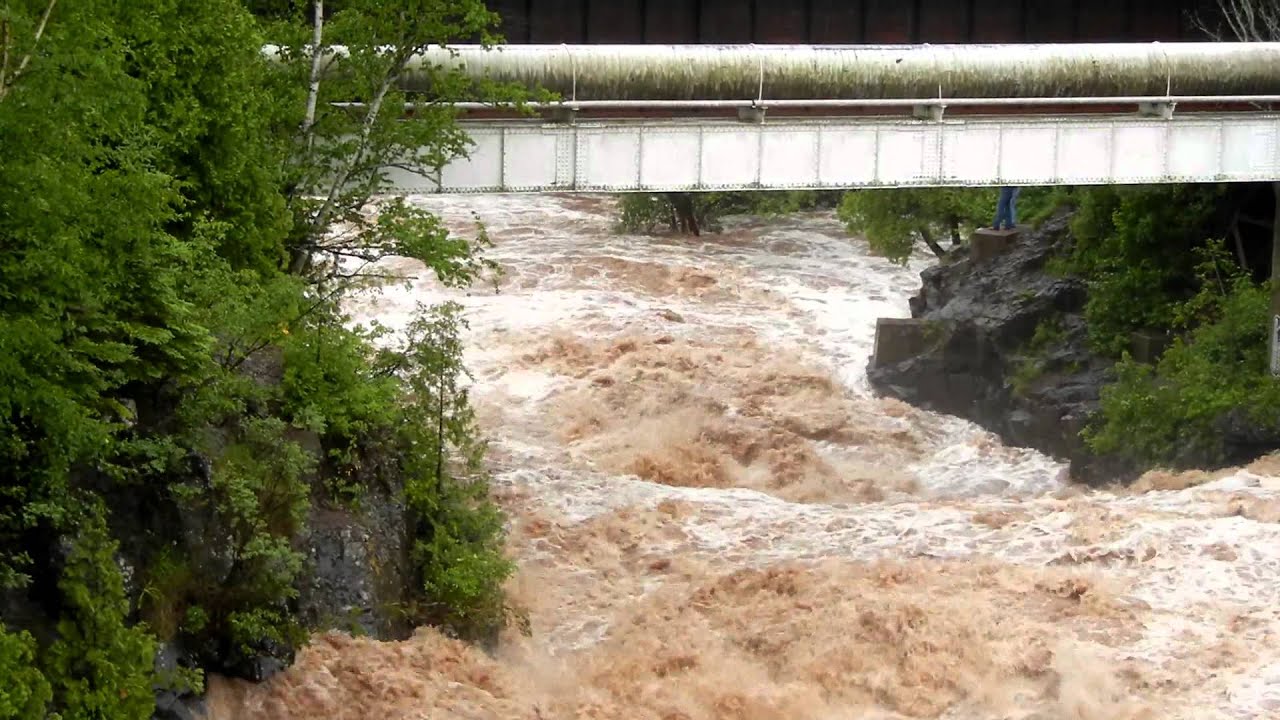 Duluth Flood, Lester River YouTube