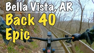 My first mountain bike ride in Bentonville became a bit of an epic | Back 40 Loop | Bella Vista, AR