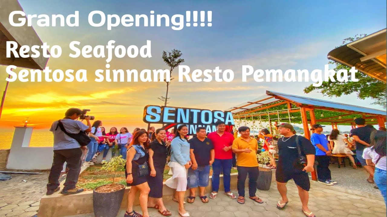 Resto Seafood Baru Tepi Pantai Di Kota Pemangkat!! Sentosa Sinnam Resto ...