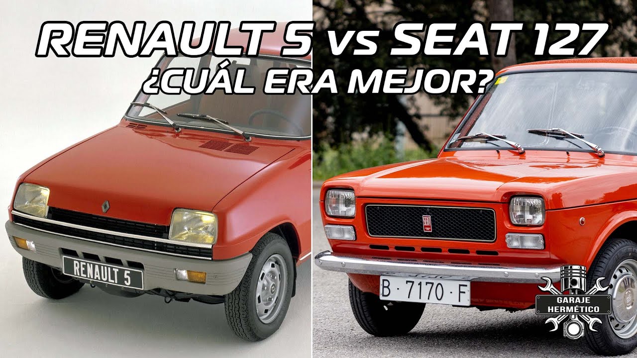 RENAULT 5 vs SEAT 127, ¿cuál era mejor? Comparativa Vintage