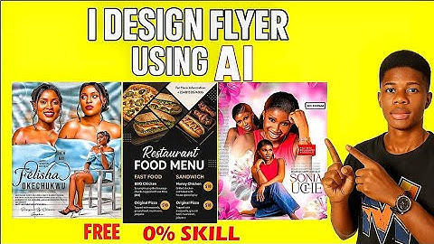 How To Create Flyers Using AI | Free AI Tools Tutorial For Beginners