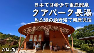 水着で入る混浴　希少な自然炭酸泉温浴とレストラン・ホテルの複合施設　大分県竹田市　クアパーク長湯　長湯温泉　KURPARKNAGAYU　大分旅行・大分観光　大分温泉　japan onsen