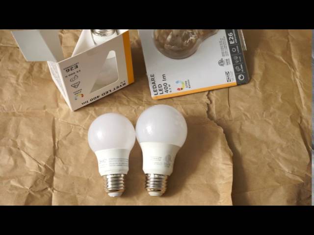 LED Ikea LEDARE lm vs RYET 400 lm & lm -