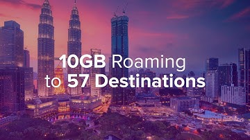 SIMBA SuperRoam - Get 10GB Roaming to 57 Destinations