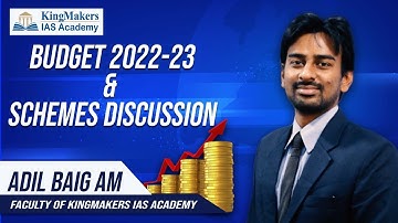 Economy Current Affairs & Schemes | Budget 2022-23 | Discussion Session |Adil Baig