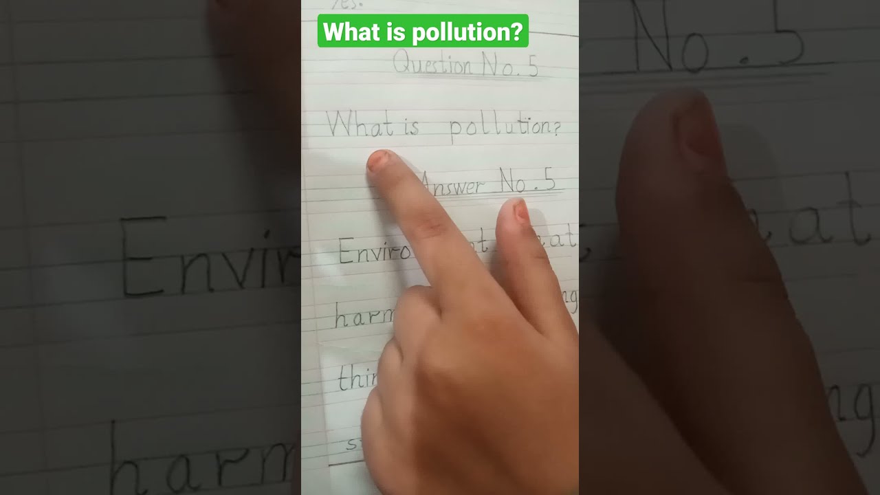 What Is Pollution Kidsvideo