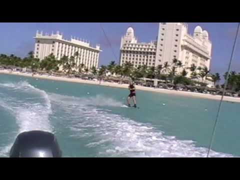 Corine Wakeboarden Aruba 2009