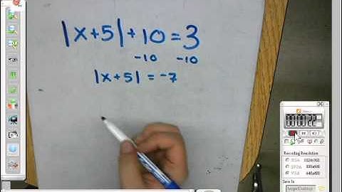 Absolute Value Equation with No Solution