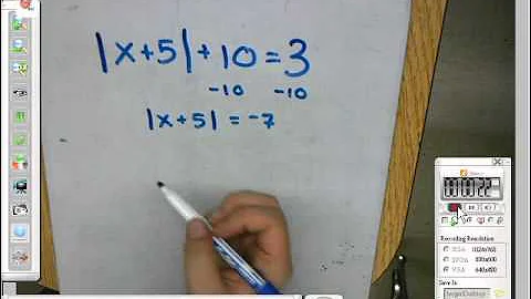 Absolute Value Equation with No Solution