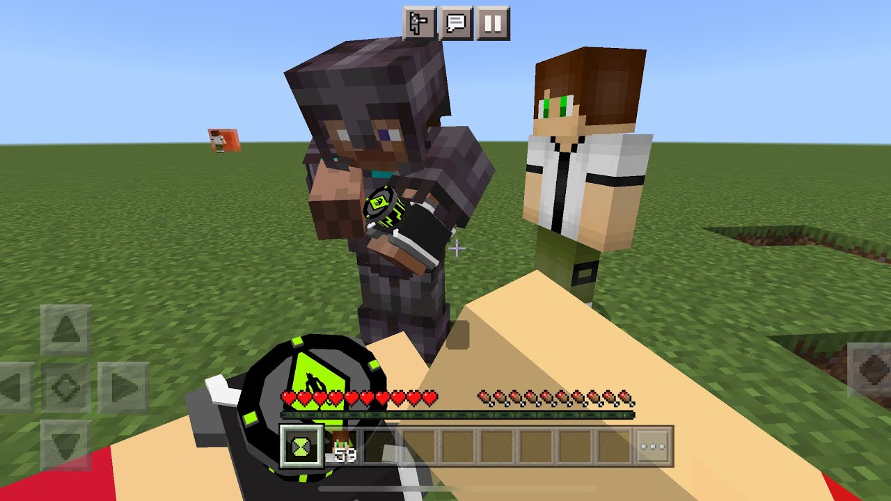 Ben 10 1v1 CHALLENGE in Minecraft PE