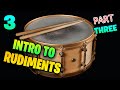 Rudiment Exercises For Snare Part 3 FREE Drum Lesson: (Paul Monroe)