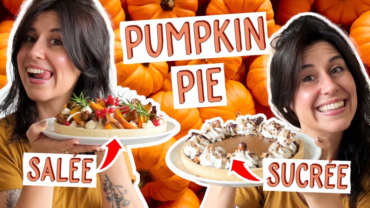 COMMENT FAIRE UNE PUMPKIN PIE (salée et sucrée) ? 🍁🎃 recettes automnales #vegan