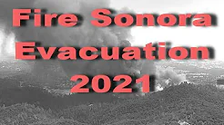 Fire Sonora 2021 | Evacuation Sonora | Fire Tuolumne County| Wildfire Sierra Nevada |Fire Jamestown thumbnail