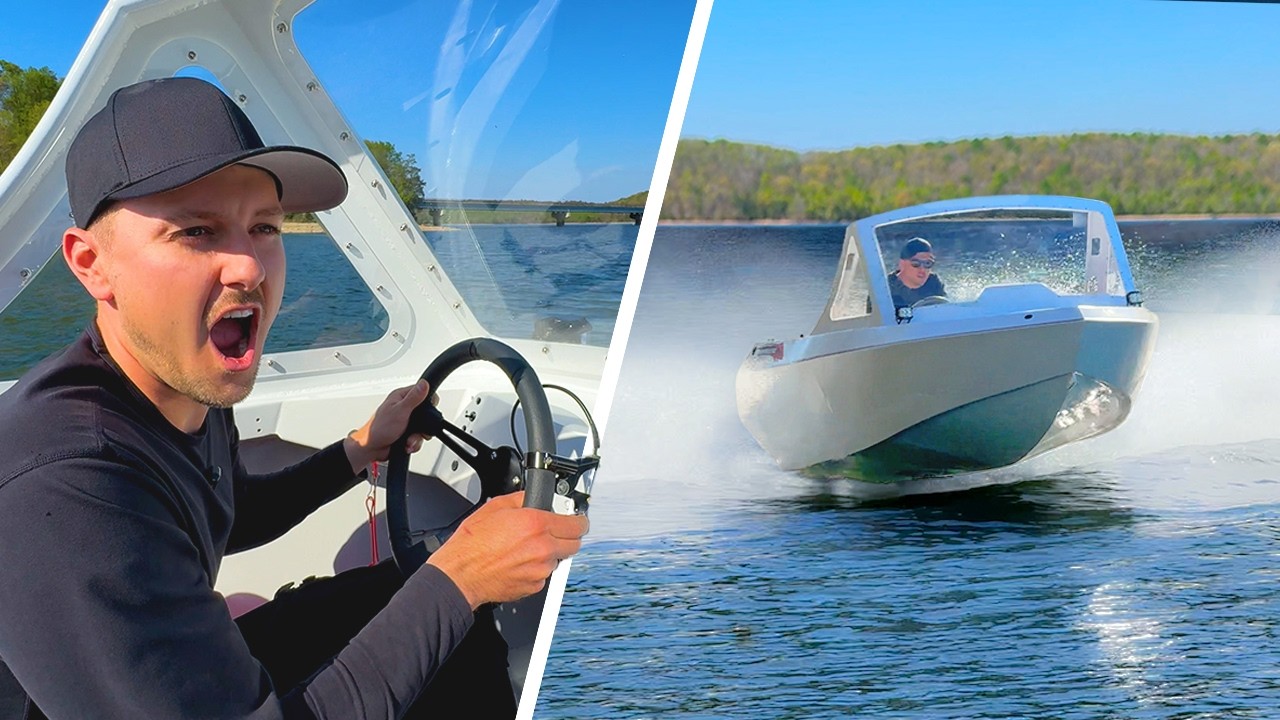 Testing my Tesla Powered Jetboat at 50% Power — Transcript