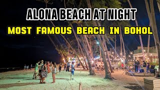 Download Lagu ALONA BEACH AT NIGHT. PANGLAO ISLAND BOHOL. UPDATED WALKING TOUR OFF SEASON MP3