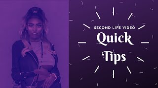 [Second Life] Quick Tips [Episode 1] - Pose Anywhere HUD