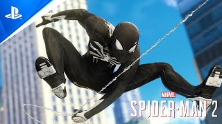 Marvels Spider-Man 2 - Symbiote Black Suit Gameplay | PS5
Marvels Spider-Man 2: Symbiote Black Advanced Suit Gameplay Free Roam Spider-Man PS4 Mod (Spider-Man PS5 Mods)
The Symbiote Costume, also known as the Black Suit named by fans, is the first brand new change of costume donned by Peter Parker in the first published Amazing Spider-Man 252, and chronologically donned in Secret Wars 8. To fight Norman Osborn after he bonded to the Carnage symbiote, Spider-Man briefly re-bonded to with the Venom symbiote and gained a modified version of his black costume.
Marvel’s Spider-Man 2 is the next game in PlayStation’s critically acclaimed Marvel’s Spider-Man franchise. Developed by Insomniac Games in collaboration with Marvel Games and PlayStation for the PS5 console.
Marvels Spider-Man is a 2018 action-adventure game developed by Insomniac Games and published by Sony Interactive Entertainment. Based on the Marvel Comics superhero Spider-Man, it is inspired by the long-running comic book mythology and adaptations in other media.
About Marvels Spider-Man: Miles Morales PS5:
Marvels Spider-Man: Miles Morales is a 2020 action-adventure game developed by Insomniac Games and published by Sony Interactive Entertainment for the PlayStation 4 and PlayStation 5. Experience the rise of Miles Morales as the new hero masters incredible, explosive new powers to become his own Spider-Man. In the latest adventure in the Marvels Spider-Man universe, teenager Miles Morales is adjusting to his new home while following in the footsteps of his mentor, Peter Parker, as a new Spider-Man. Marvels Spider-Man 2 - Symbiote Black Suit Gameplay | PS5