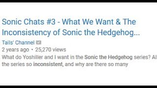 The inconsistency in Sonic games