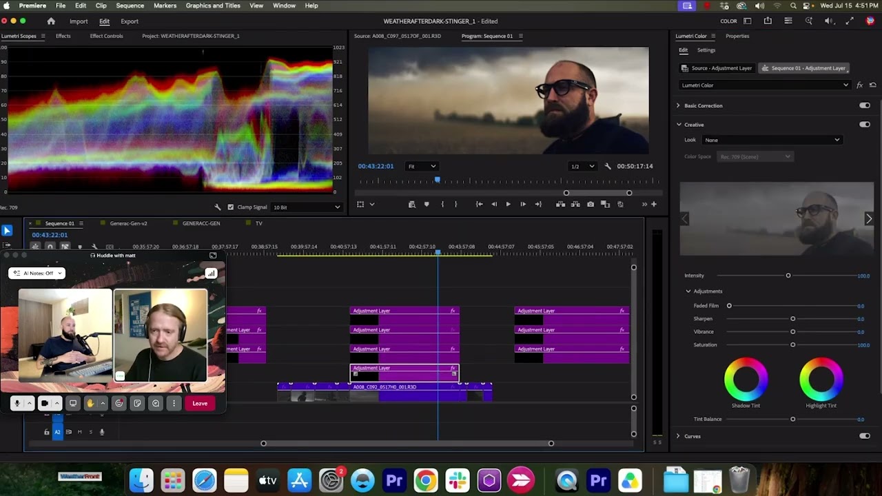 DEEP CHROMA color grading storm footage