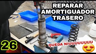 26 Cómo REPARAR AMORTIGUADOR TRASERO MOTO⚒ Tutorial en Factory suspension ZXR 750
